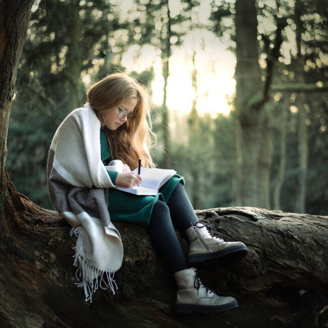 mother child fairytale outdoor photo